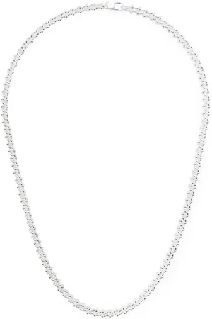 Hatton Labs Accessoires, Heren, Grijs, ONE Size, Ketting met touwketting en kreeftklauwsluiting
