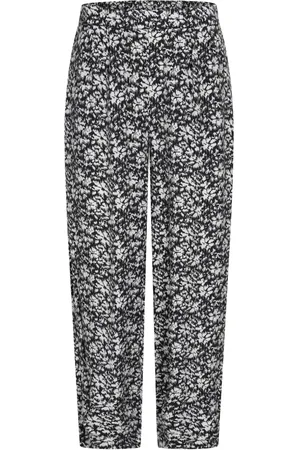 RUE de FEMME Broeken, Dames, Zwart, M, Moderne Ballon Silhouet Zwarte Broek