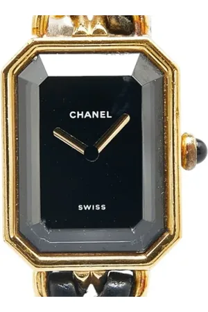 CHANEL Pre-owned, Dames, Geel, ONE Size, Pre-owned Leather watches