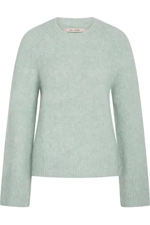 RUE de FEMME Truien, Dames, Groen, XL, Nylon, Elegante Pepermunt Gebreide Trui