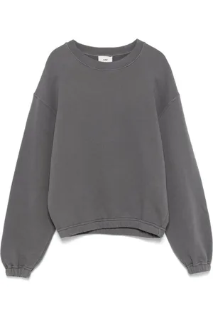 Autry Sweatshirts & Hoodies, Dames, Grijs, S, Antracietgrijze Sweater met ronde hals