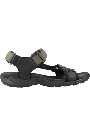Geox Schoenen, Heren, Groen, 41 EU, Outdoor Grip Platte Sandalen