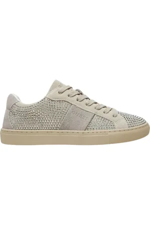 Guess Schoenen, Dames, Wit, 37 EU, Witte Sneakers Toda Flptod Sue 12