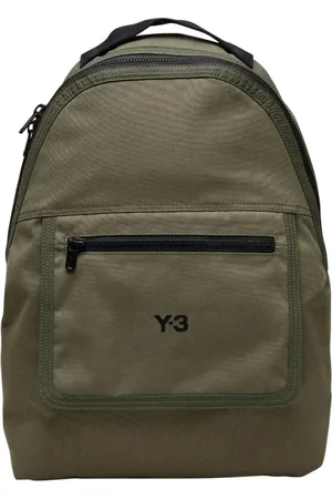 Y-3 Tassen, Heren, Groen, ONE Size, Klassieke Rugzak met Laptopvak