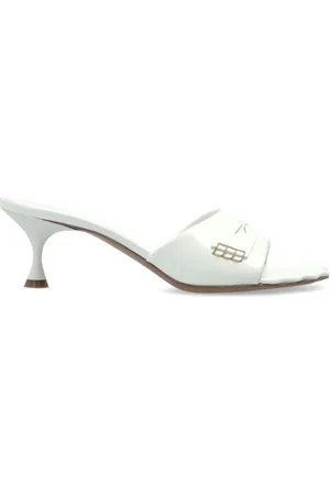 Marni Schoenen, Dames, Wit, 39 EU, Leer, Sandalen met hak