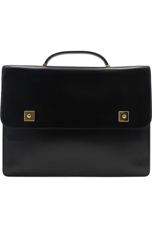 Hermès Pre-owned, Heren, Zwart, ONE Size, Leer, Pre-owned Leather briefcases