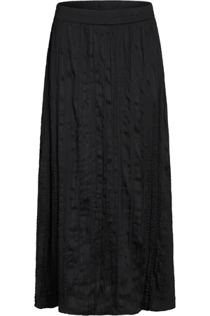 RUE de FEMME Rokken, Dames, Zwart, XS, Zwarte Gekreukte Rok