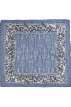 Etro Accessoires, Heren, Blauw, ONE Size, Zijden Pochet