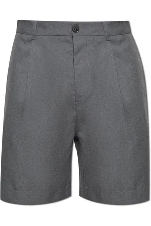 Marni Korte broeken, Heren, Grijs, L, Wol, Wollen Shorts