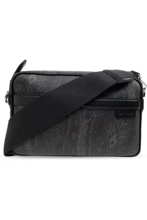 Etro Tassen, Heren, Zwart, ONE Size, Leer, Schoudertas