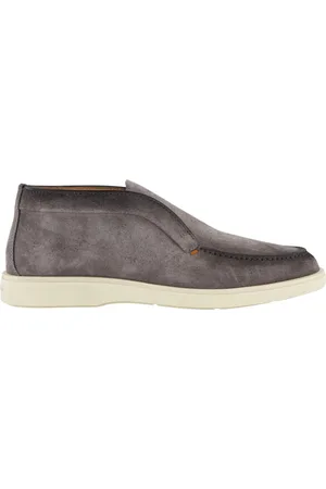 santoni Schoenen, Heren, Grijs, 41 EU, Stijlvolle schoenen voor heren in Detroit