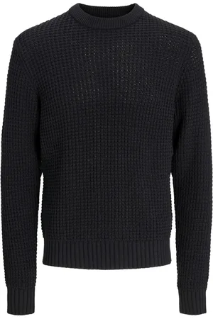 JACK & JONES Truien, Heren, Zwart, 3Xl, Zwarte heren trui