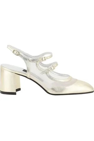 Carel Schoenen, Dames, Geel, 37 1/2 EU, Leer, Bananight Leren Pumps