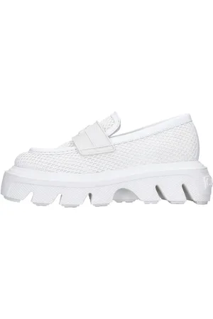 Casadei Schoenen, Dames, Wit, 37 EU, Leer, Platte Schoenen Wit