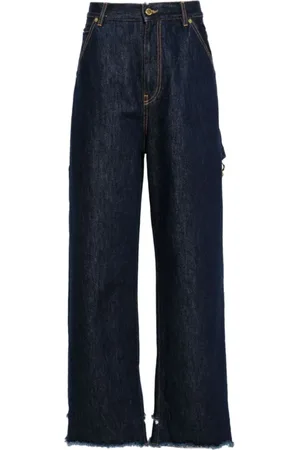 DARKPARK Jeans, Dames, Blauw, W25, Denim, Blauwe Denim Lisa Wijde Jeans