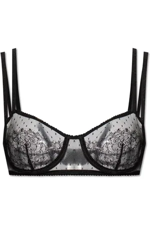 Dolce & Gabbana Ondergoed, Dames, Zwart, S, Kanten bh