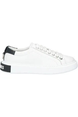 Les Hommes Schoenen, Heren, Wit, 44 EU, Leer, Witte Leren Lage Sneakers