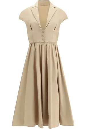 ERMANNO SCERVINO Kleedjes, Dames, , XS, Leer, Elegante Chemisier Jurk
