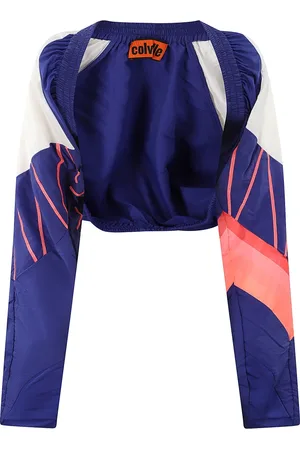 Colville Tops, Dames, Veelkleurig, M, Upcycled Diadora Sleeves Top