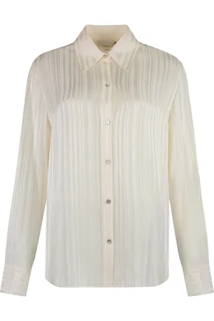 Vince Blouses & Shirts, Dames, , L, Gestreept Viscose Shirt