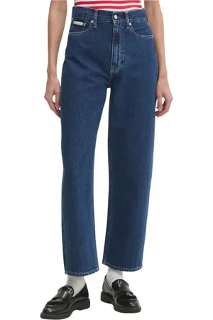 Calvin Klein Jeans, Dames, Blauw, W27, Denim, Stijlvolle Denim Jeans Collectie