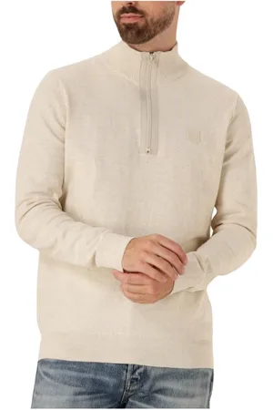 Butcher of Blue Truien, Heren, , XL, Heren Trui Lt Clifden Half Zip