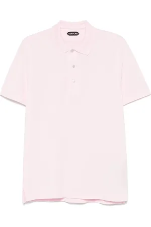 Tom Ford Tops, Heren, Roze, L, Katoen, Roze T-Shirt en Polo Set