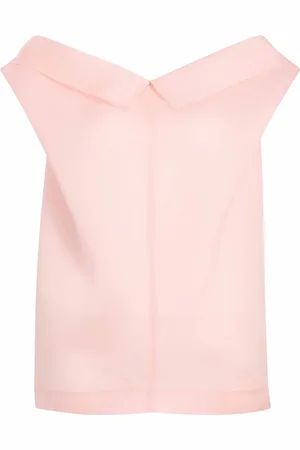 Khaite Tops, Dames, Roze, XS, Zijden Off-Shoulder Roze Blouse