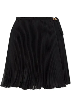 VERSACE Rokken, Dames, Zwart, M, Polyester, Geplooide rok