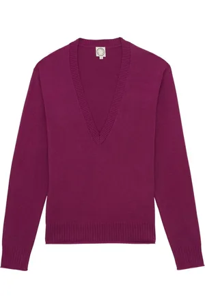 Inès de la Fressange Truien, Dames, Paars, S, Katoen, Angelica Sweater