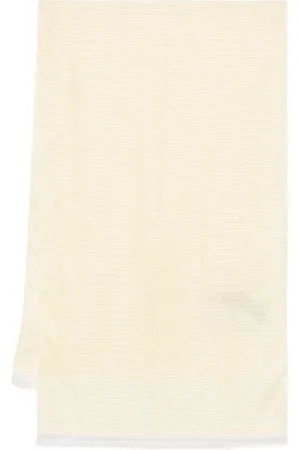 Twin-Set Accessoires, Dames, , ONE Size, Crème Raffelrand Sjaal