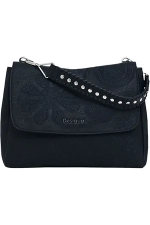 Desigual Tassen, Dames, Zwart, ONE Size, Lente/Zomer Dames Middelgrote Tas Collectie