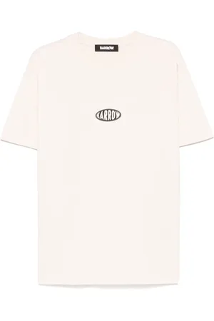BARROW Tops, Heren, , M, Katoen, Vanilla Jersey T-Shirt