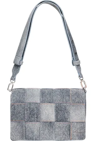 Desigual Tassen, Dames, Blauw, ONE Size, Lente/Zomer Middelgrote Tassen Collectie