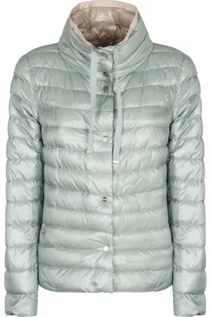 HERNO Jassen, Dames, Blauw, S, Omkeerbare Gewatteerde Donsjas