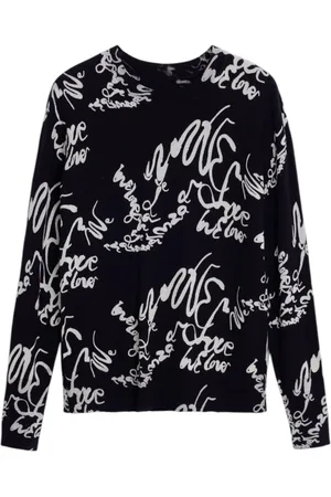 Desigual Truien, Dames, Zwart, 2Xl, Lente/Zomer Dames Sweatshirt Collectie