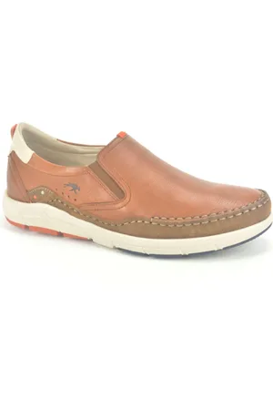 Fluchos Schoenen, Heren, Bruin, 43 EU, Elegante Cognac Leren Schoenen