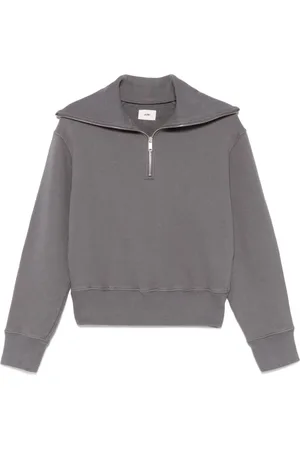 Autry Sweatshirts & Hoodies, Dames, Grijs, XS, Katoen, Grijze Trui Dameskleding