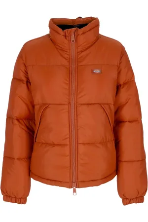 Dickies Jassen, Dames, Bruin, L, Polyester, Gingerbread Dames Donsjack