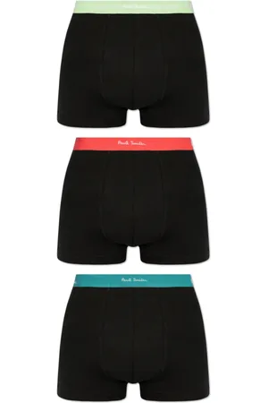Paul Smith Ondergoed, Heren, Zwart, L, Katoen, Driepak katoenen boxershorts