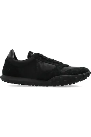 Jil Sander Schoenen, Dames, Zwart, 41 EU, Leer, Sneakers met Logo