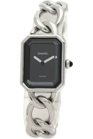CHANEL Pre-owned, Dames, Zwart, ONE Size, Pre-owned Glass watches