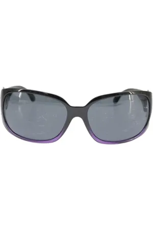 CHANEL Pre-owned, Dames, Zwart, ONE Size, Pre-owned Plastic sunglasses