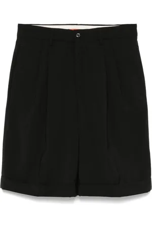 BARENA Korte broeken, Heren, Zwart, M, Zwarte Shorts voor Mannen