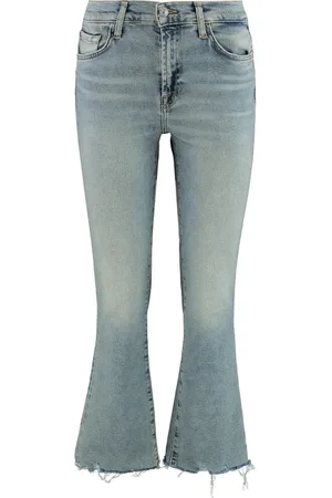 7 for all Mankind Jeans, Dames, Blauw, W29, Katoen, Vintage Daisy Flared Jeans