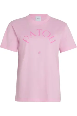 Patou Tops, Dames, Roze, L, Roze Crew Neck Top