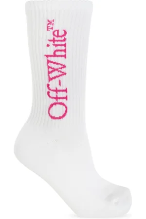 OFF-WHITE Ondergoed, Dames, Wit, S, Katoen, Sokken met Logo