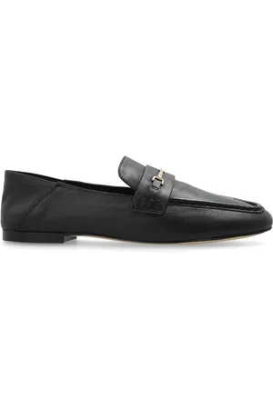 Michael Kors Schoenen, Dames, Zwart, 36 EU, Leer, Schoenen Lena type loafers