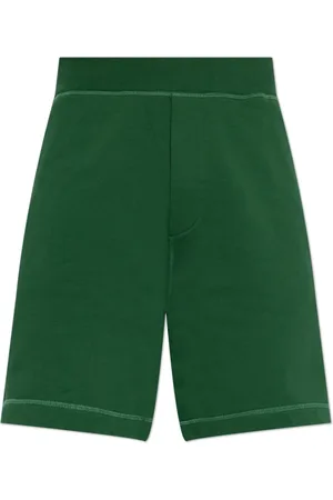 Dsquared2 Korte broeken, Heren, Groen, XL, Katoen, Logo Shorts