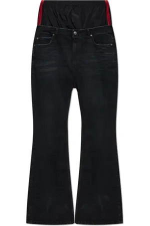 Balenciaga Jeans, Heren, Zwart, M, Katoen, Jeans met uitlopende pijpen